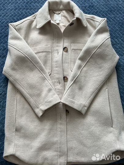 Пальто рубашка hm