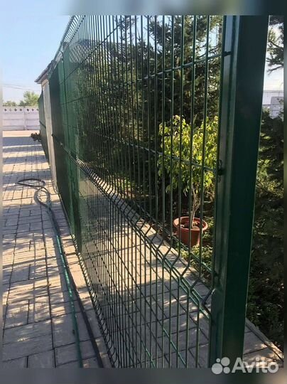 Сетка для забора 3d