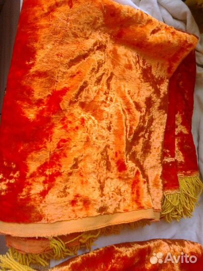 Плюш из СССР оранжевыи