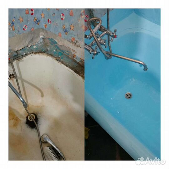 Реставрация ванн жидким акрилом