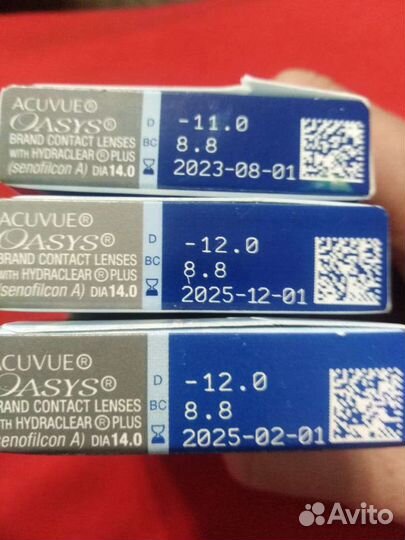 Линзы контактные