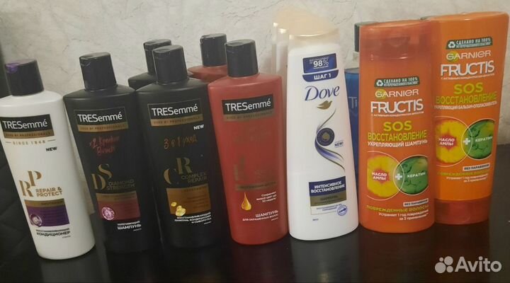 Шампунь Tresemme, Fructis, Dove 400мл