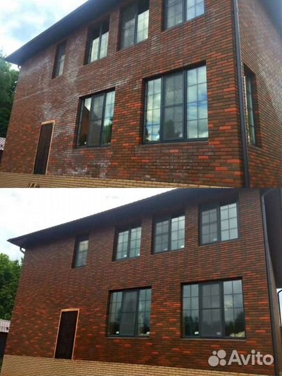 Мойка фасадов, окон