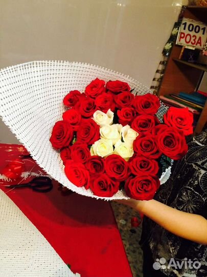 Цветы розы букет