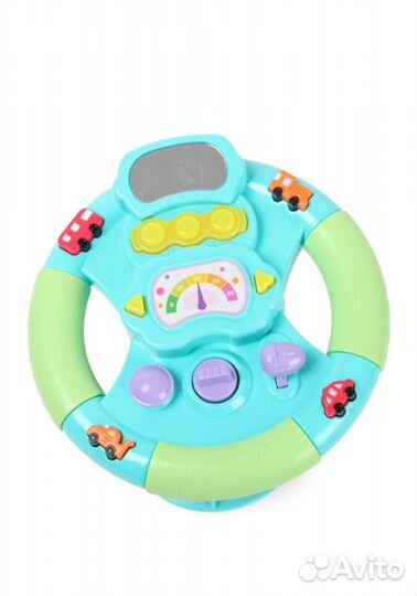 Музыкальный руль для малыша новый
