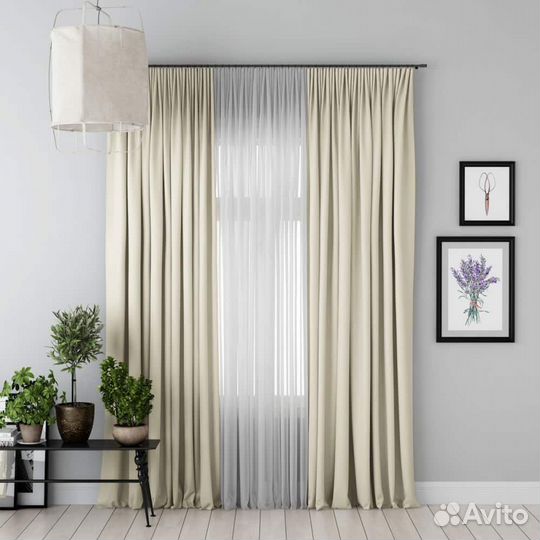 Шторы блэкаут Канвас на заказ любых размеров