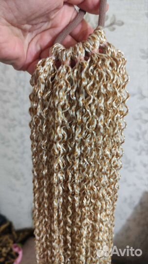 Хвост на резинке из Зизи гофре