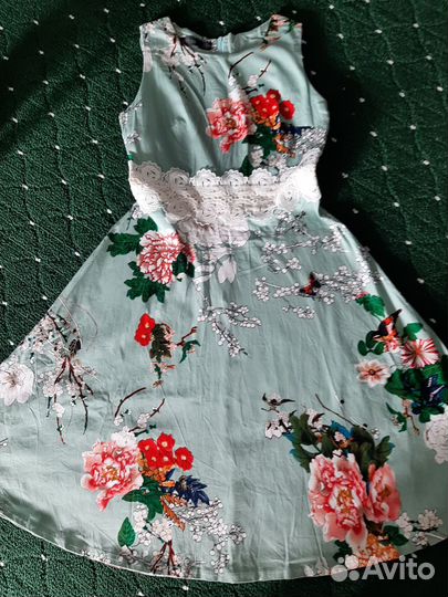 Шикарное хлопковое платье