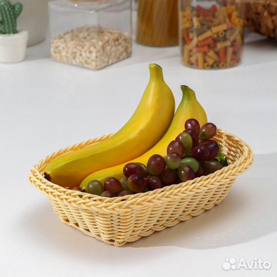 Корзинка для фруктов и хлеба Доляна «Ваниль», 2417