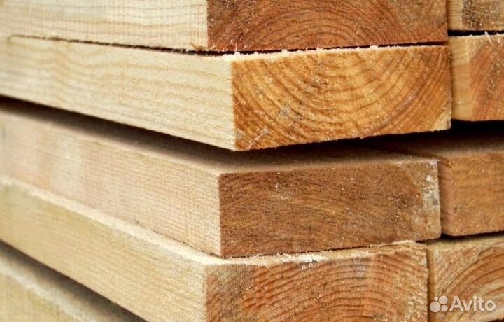 Доска обрезная естественной влажности 50х150х6000
