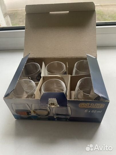 Стопки из богемского стекла