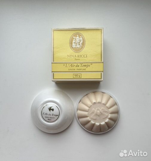 Nina ricci L'Air Du Temps мыло 100 гр винтаж