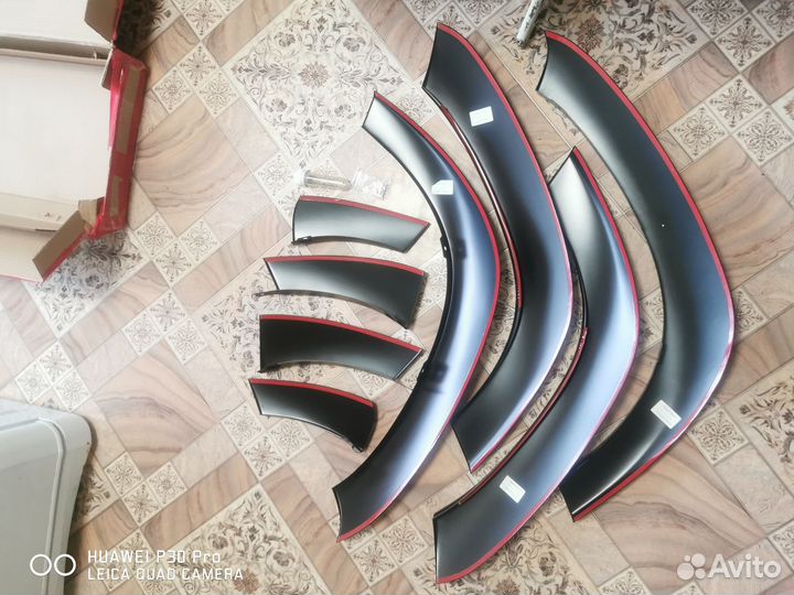 Накладки на арки и двери renault duster