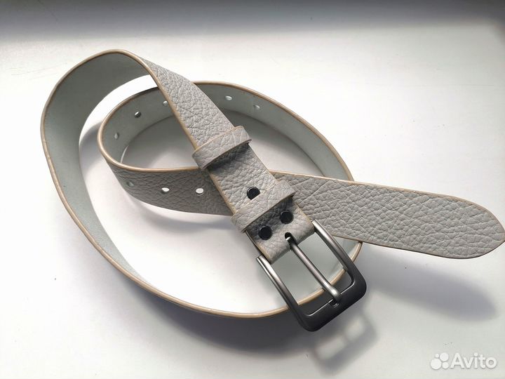 Ремень кожаный ручной работы