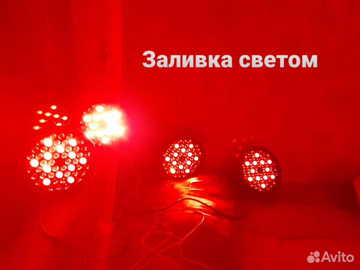 Светомузыка RGB 54LED Flat Par Light