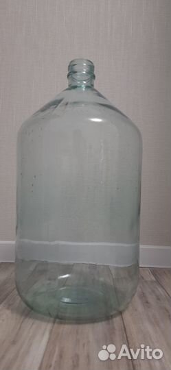 Бутыль стеклянный 20 литров