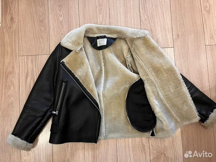 Дубленка zara детская