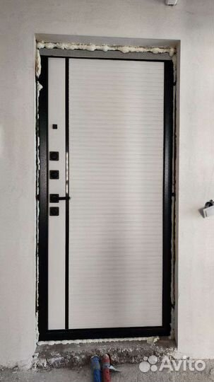Дверь входная металлическая с зеркалом и без