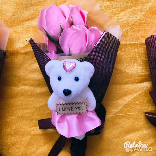 Букет цветов из мыла