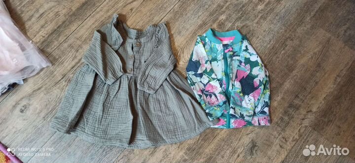 Одежда для девочки пакетом 86 92 фирменная