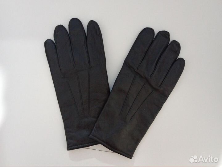 Перчатки кожаные мужские новые