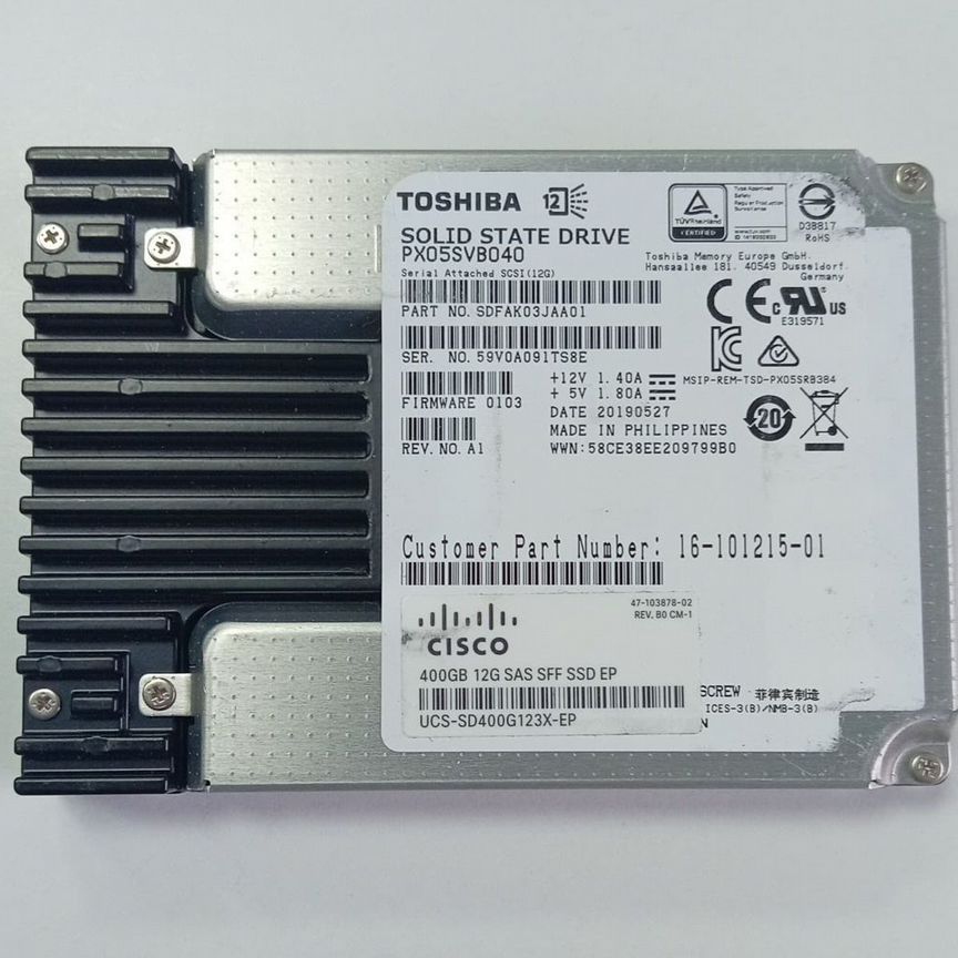 [PX05SVB040] 400gb Sas Ssd Toshiba Px05svb040