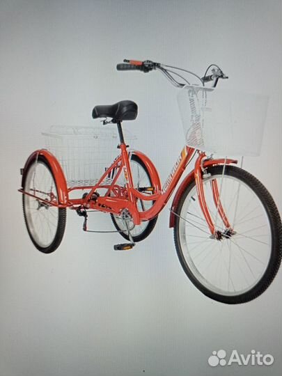 Велосипед складной взрослый рвз красный чемпион