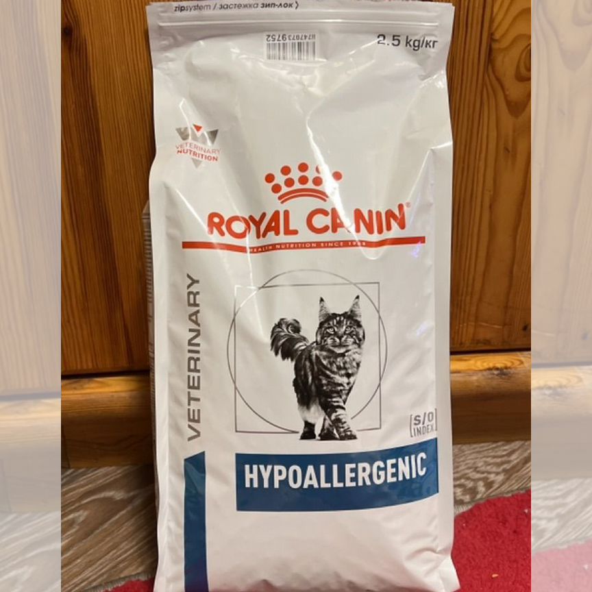 Корм для кошек royal canin hypoallergenic 2,5кг