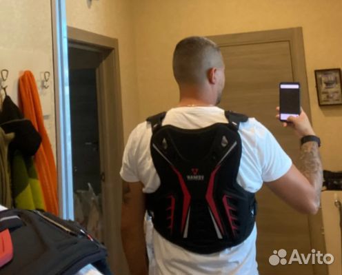 Панцирь защита тела груди спины мото эндуро vemar