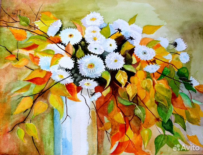 Картина акварель Натюрморт 