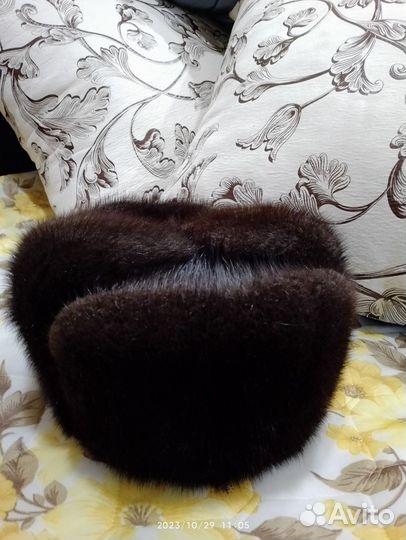 Мужская шапка норковая