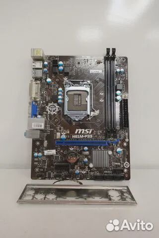 Материнская плата MSI H81M-P33