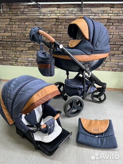 Коляска Adamex Monte Carbon 2в1