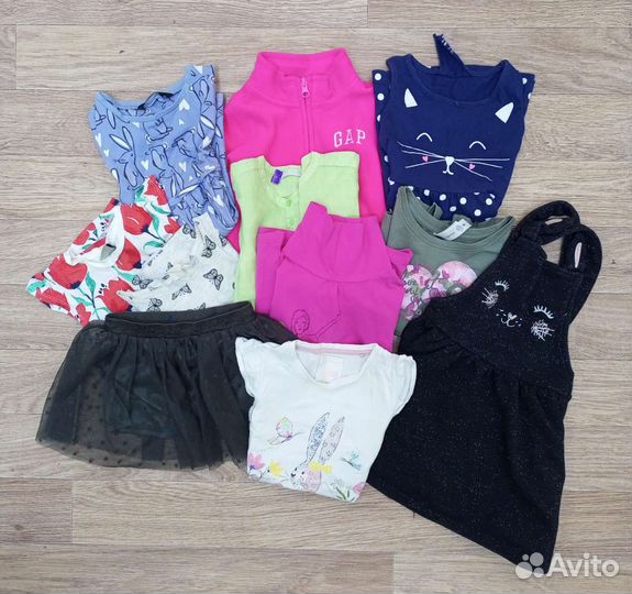 Детские вещи пакетом для девочек 3-4 года