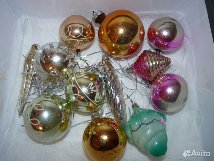 Дед Мороз и новогодние игрушки СССР