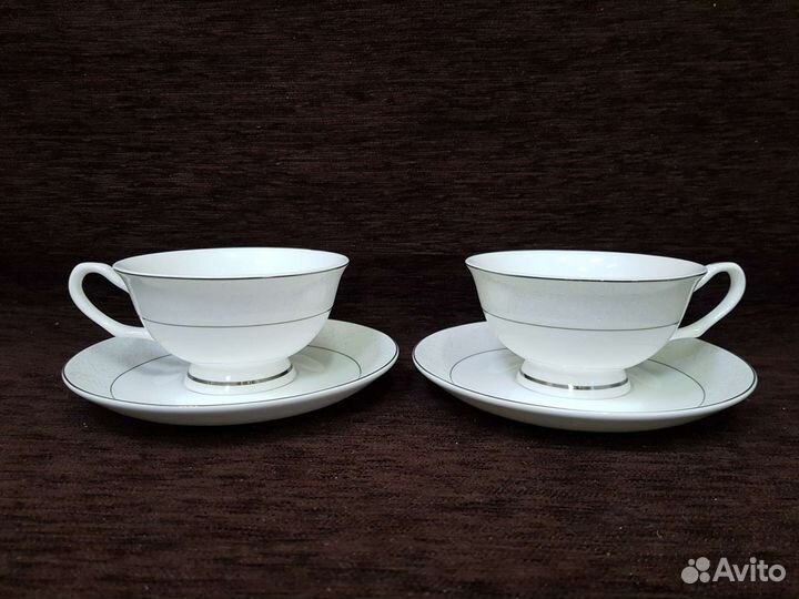 Чайный набор, две чайные пары