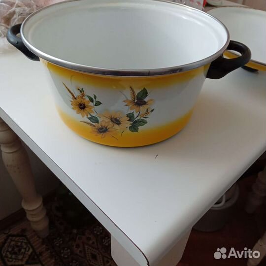 Кастрюля эмалированная 3л