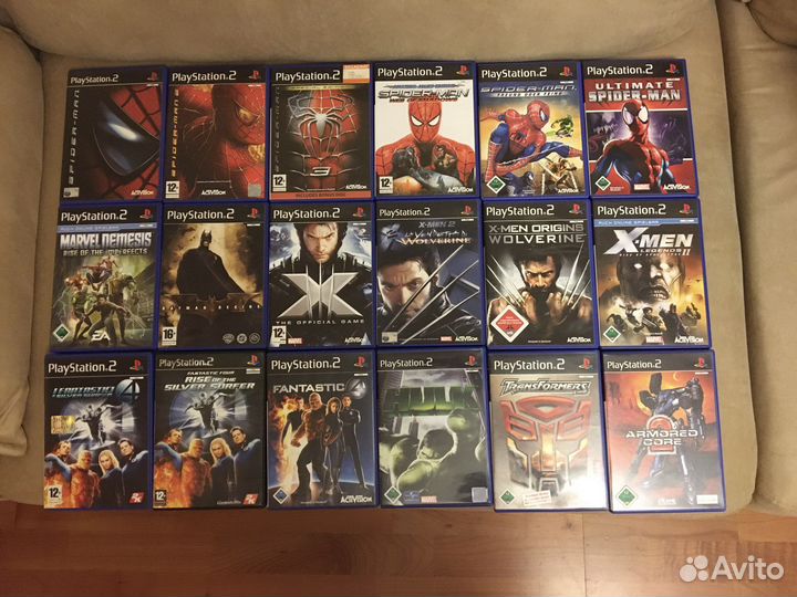 Игровые диски на ps2