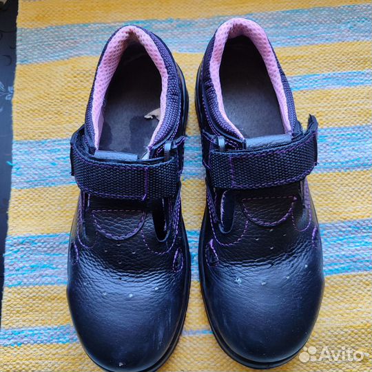 Ботинки рабочие кожаные