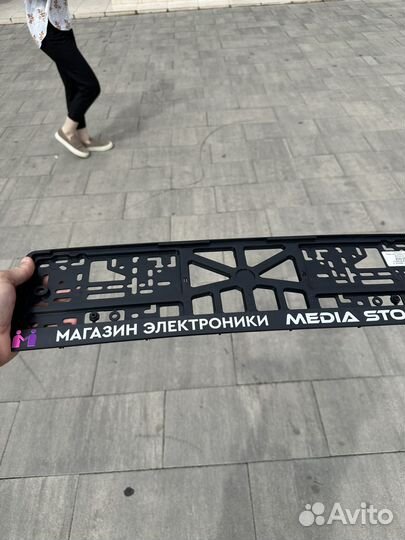 Рамка для номера на авто MediaStore