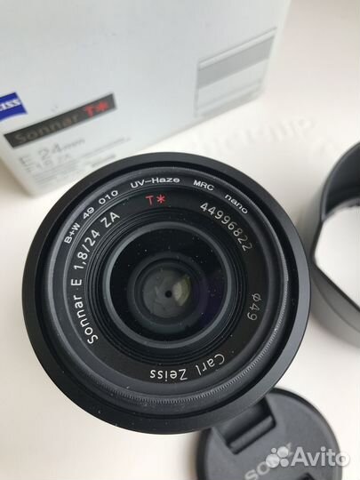 Объектив sony SEL Sonnar E 1,8/24 ZA T*