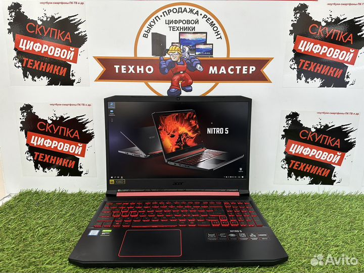 Ракета Acer Nitro5 i7 12ядер ssd512 GTX1650 16 ram