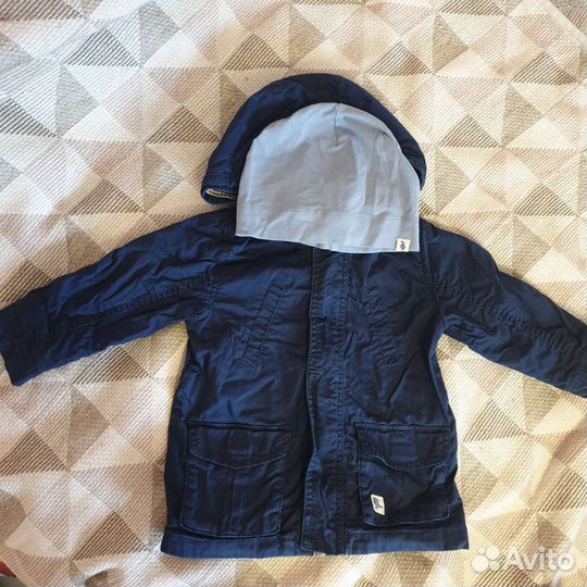 Ветровка h&m 80/86 с шапкой