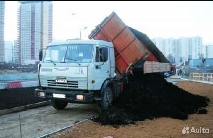 Чернозем 5 тонн с доставкой