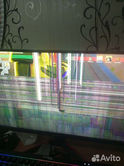 Игровой монитор 165гц разбитая матрица на запчасти