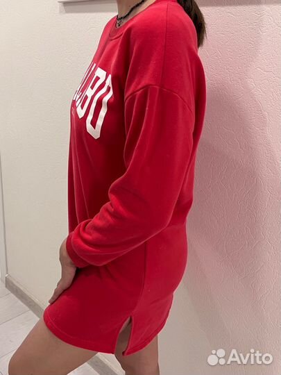 Утепленное платье-туника