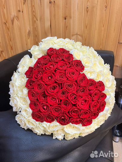 101 роза цветы с доставкой