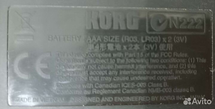 Тюнер Korg GA-1