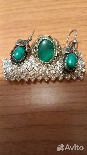 Серьги и кольцо СССР