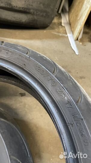 Комплект шин для мото 120/70r17+190/55r17 Michelin